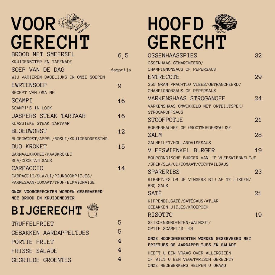 Menukaart pagina 4 van 4