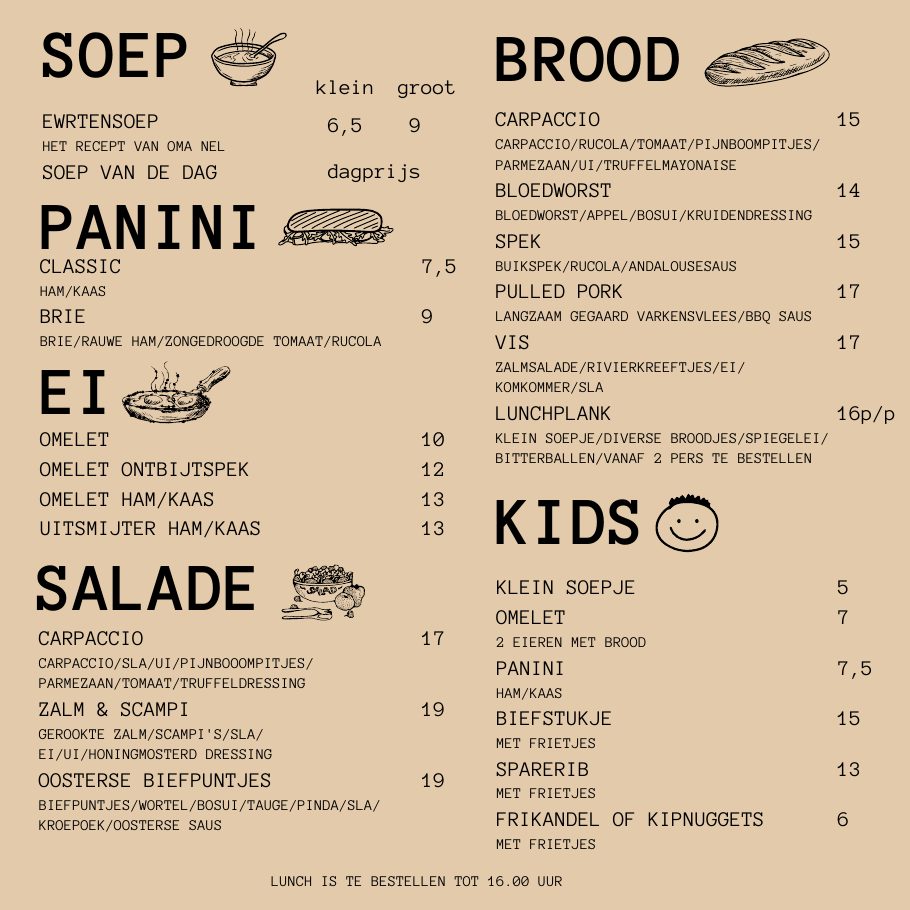 Menukaart pagina 3 van 4